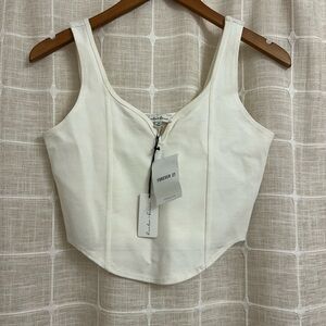 NWT Forever 21 Crop Tank Top M